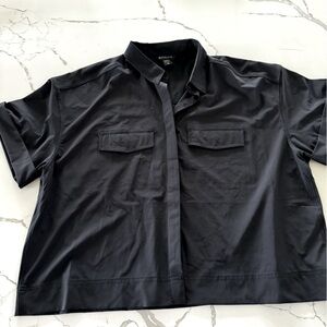 Athleta Black Short Sleeve Top